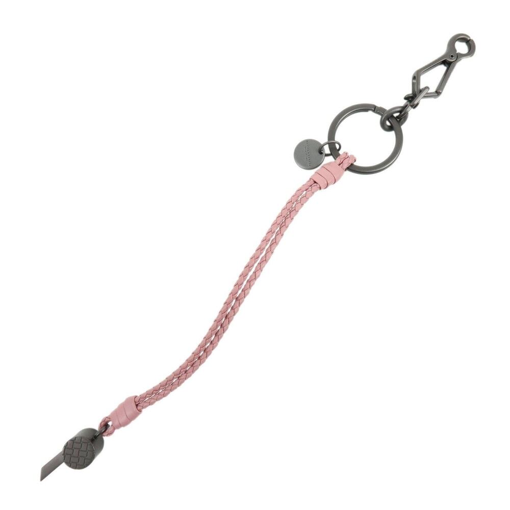 Bottega Veneta Intrecciato Bag Charm Pink